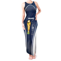 Custom France Football 2026 Tank Maxi Dress Road To Champions