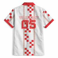 Custom Croatia Football 2026 Hawaiian Shirt Hrvatska Vatreni Checkerboard Style