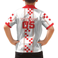 Custom Croatia Football 2026 Hawaiian Shirt Hrvatska Vatreni Checkerboard Style