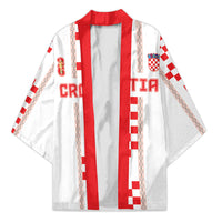 Custom Croatia Football 2026 Kimono Hrvatska Vatreni Checkerboard Style