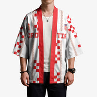 Custom Croatia Football 2026 Kimono Hrvatska Vatreni Checkerboard Style