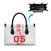 Custom Croatia Football 2026 Leather Bag Hrvatska Vatreni Checkerboard Style