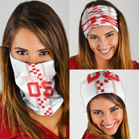Custom Croatia Football 2026 Neck Gaiter Hrvatska Vatreni Checkerboard Style