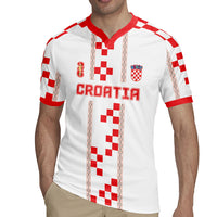 Custom Croatia Football 2026 Rugby Jersey Hrvatska Vatreni Checkerboard Style