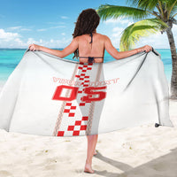 Custom Croatia Football 2026 Sarong Hrvatska Vatreni Checkerboard Style