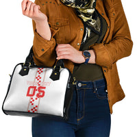 Custom Croatia Football 2026 Shoulder Handbag Hrvatska Vatreni Checkerboard Style