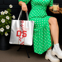 Custom Croatia Football 2026 Tote Bag Hrvatska Vatreni Checkerboard Style