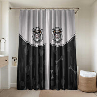 Cowdog Bathroom Set Cowboy Bulldog Retro Western Yoke - Wonder Print Shop