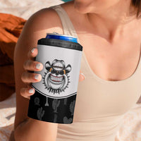 Cowdog 4 in 1 Can Cooler Tumbler Cowboy Bulldog Retro Western Yoke - Wonder Print Shop