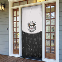 Cowdog Door Cover Cowboy Bulldog Retro Western Yoke - Wonder Print Shop