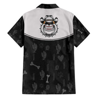 Cowdog Family Matching Off Shoulder Maxi Dress and Hawaiian Shirt Cowboy Bulldog Retro Western Yoke - Wonder Print Shop