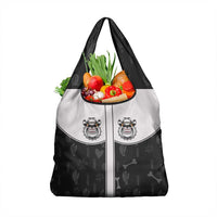 Cowdog Grocery Bag Cowboy Bulldog Retro Western Yoke - Wonder Print Shop
