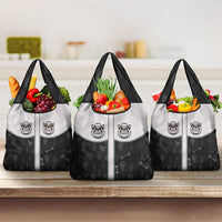 Cowdog Grocery Bag Cowboy Bulldog Retro Western Yoke - Wonder Print Shop