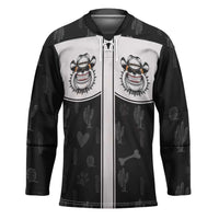 Cowdog Hockey Jersey Cowboy Bulldog Retro Western Yoke - Wonder Print Shop