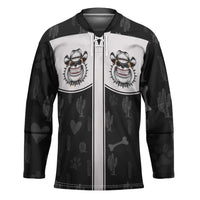 Cowdog Hockey Jersey Cowboy Bulldog Retro Western Yoke - Wonder Print Shop