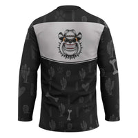 Cowdog Hockey Jersey Cowboy Bulldog Retro Western Yoke - Wonder Print Shop