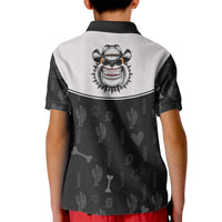 Cowdog Kid Polo Shirt Cowboy Bulldog Retro Western Yoke - Wonder Print Shop