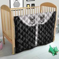 Cowdog Quilt Cowboy Bulldog Retro Western Yoke - Wonder Print Shop