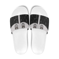 Cowdog Slide Sandals Cowboy Bulldog Retro Western Yoke - Wonder Print Shop