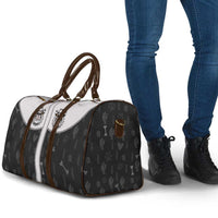 Cowdog Travel Bag Cowboy Bulldog Retro Western Yoke - Wonder Print Shop