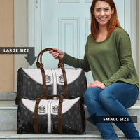 Cowdog Travel Bag Cowboy Bulldog Retro Western Yoke - Wonder Print Shop