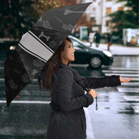 Cowdog Umbrella Cowboy Bulldog Retro Western Yoke - Wonder Print Shop