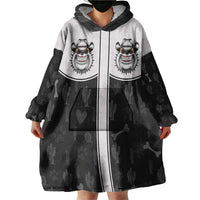 Cowdog Wearable Blanket Hoodie Cowboy Bulldog Retro Western Yoke - Wonder Print Shop