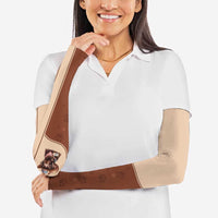 Cowdog Arm Sleeves Cowboy Patriotic Labrador Western Yoke - Wonder Print Shop