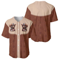 Cowdog Baseball Jersey Cowboy Patriotic Labrador Western Yoke - Wonder Print Shop