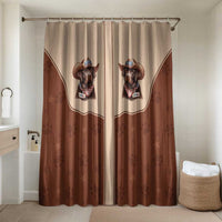 Cowdog Bathroom Set Cowboy Patriotic Labrador Western Yoke - Wonder Print Shop