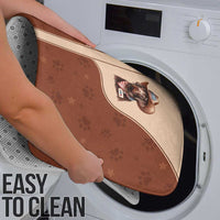 Cowdog Bathroom Set Cowboy Patriotic Labrador Western Yoke - Wonder Print Shop