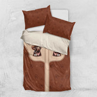 Cowdog Bedding Set Cowboy Patriotic Labrador Western Yoke - Wonder Print Shop