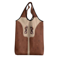 Cowdog Grocery Bag Cowboy Patriotic Labrador Western Yoke - Wonder Print Shop