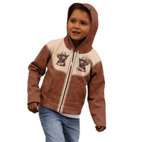 Cowdog Kid Hoodie Cowboy Patriotic Labrador Western Yoke - Wonder Print Shop