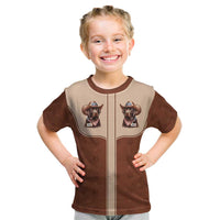Cowdog Kid T Shirt Cowboy Patriotic Labrador Western Yoke - Wonder Print Shop