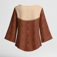 Cowdog Kimono Sleeve Blouse Cowboy Patriotic Labrador Western Yoke - Wonder Print Shop