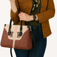 Cowdog Leather Bag Cowboy Patriotic Labrador Western Yoke - Wonder Print Shop