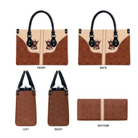 Cowdog Leather Bag Cowboy Patriotic Labrador Western Yoke - Wonder Print Shop