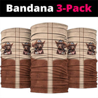 Cowdog Neck Gaiter Cowboy Patriotic Labrador Western Yoke - Wonder Print Shop