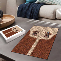 Cowdog Puzzle Cowboy Patriotic Labrador Western Yoke - Wonder Print Shop