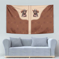 Cowdog Tapestry Cowboy Patriotic Labrador Western Yoke - Wonder Print Shop
