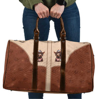 Cowdog Travel Bag Cowboy Patriotic Labrador Western Yoke - Wonder Print Shop