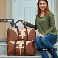 Cowdog Travel Bag Cowboy Patriotic Labrador Western Yoke - Wonder Print Shop