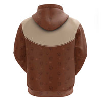 Cowdog Zip Hoodie Cowboy Patriotic Labrador Western Yoke - Wonder Print Shop