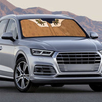 Cowgirl Dinosaur Auto Sun Shade Retro Western Yoke - Wonder Print Shop