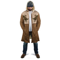 Cowgirl Dinosaur Cloak Retro Western Yoke - Wonder Print Shop