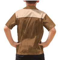 Cowgirl Dinosaur Family Matching Mermaid Dress and Hawaiian Shirt Retro Western Yoke - Wonder Print Shop