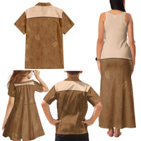 Cowgirl Dinosaur Family Matching Tank Maxi Dress and Hawaiian Shirt Retro Western Yoke - Wonder Print Shop