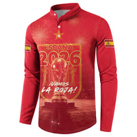 Custom World Football 2026 Spain Button Sweatshirt iVamos La Roja