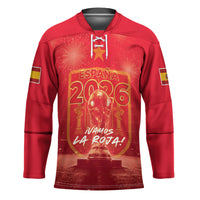 Custom World Football 2026 Spain Hockey Jersey iVamos La Roja